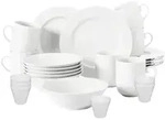 Seltmann Weiden Fr&uuml;hst&uuml;cks-Set, Wei&szlig;, Keramik, 24-teilig, Rund, 2x2x2 cm, Essen &