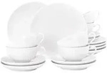 Seltmann Weiden Teeservice, Wei&szlig;, Keramik, 18-teilig, Rund, 2x2x2 cm, Essen &