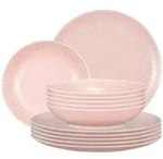 Seltmann Weiden Tafelservice, Rosa, Keramik, 12-teilig, Rund, 2x2x2 cm, Essen &