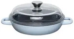 Riess Schmorpfanne, Blau, Metall, Kochen, Pfannen, Bratpfannen