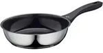 K&uuml;chenprofi Bratpfanne Roma, Silber, Metall, Kunststoff, Kochen, Pfannen,