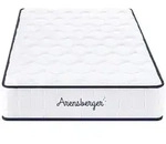 Arensberger Taschenfederkernmatratze, Wei&szlig;, Textil, H3 + H4, 180x200 cm,