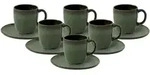like.Villeroy & Boch Kaffeetassen, Gr&uuml;n, Keramik, 0.19 L, 15.2x9.9x15.3 cm, Kaffee &