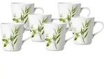 Ritzenhoff Breker Kaffeebecher, Wei&szlig;, Gr&uuml;n, Keramik, Kaffee & Tee, Tassen,