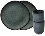 like.Villeroy & Boch Fr&uuml;hst&uuml;cks-Set, Grau, Keramik, 4-teilig, 2x2x2 cm, Essen &