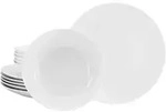 Creatable Tafelservice Luna, Wei&szlig;, Keramik, 12-teilig, lebensmittelecht,...