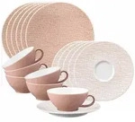 Seltmann Weiden Teeservice, Rosa, Keramik, 18-teilig, Rund, 2x2x2 cm, Essen &