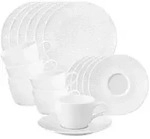 Seltmann Weiden Kaffeeservice, Wei&szlig;, Keramik, 18-teilig, Rund, 2x2x2 cm, Essen &