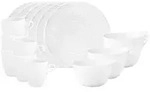 Seltmann Weiden Fr&uuml;hst&uuml;cks-Set, Wei&szlig;, Keramik, 18-teilig, Rund, 2x2x2 cm, Essen &