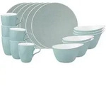 Seltmann Weiden Fr&uuml;hst&uuml;cks-Set, Gr&uuml;n, Keramik, 18-teilig, Rund, 2x2x2 cm, Essen &