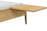 Hasena Nachttisch, Eiche, Holz, Eiche, massiv, 48x38x9 cm, einfacher Aufbau,