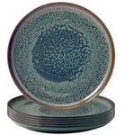 like.Villeroy & Boch Speiseteller, Blaugrau, Keramik, Essen & Trinken, Geschirr,