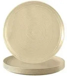 Seltmann Weiden Speiseteller, Beige, Keramik, Rund, Essen & Trinken, Geschirr,