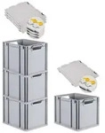 Proregal Eurobox, Gelb, Kunststoff, Rechteckig, 30x32x40 cm, Ordnen & Aufbewahren,