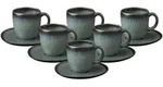 like.Villeroy & Boch Kaffeetassen, Grau, Keramik, 0.19 L, 15.2x9.9x15.3 cm, Kaffee &