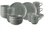 Seltmann Weiden Fr&uuml;hst&uuml;cks-Set, Grau, Keramik, 18-teilig, Rund, 2x2x2 cm, Essen &