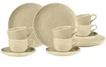 Seltmann Weiden Kaffeeservice, Beige, Keramik, 18-teilig, 0.26 L, Rund, 2x2x2 cm,