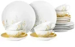Seltmann Weiden Teeservice, Gelb, Keramik, 18-teilig, Rund, 20.6x28.4x20.6 cm, Essen