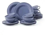 Seltmann Weiden Teeservice, Violett, Keramik, 18-teilig, 2x2x2 cm, Essen & Trinken,