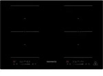 Respekta Herdset, Schwarz, Metall, Glas, A, 59.5x65.4x52.1 cm, Kindersicherung,
