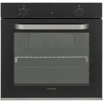Telefunken Einbaubackofen, Schwarz, Metall, 59.5x59.5x55 cm, Timerfunktion,