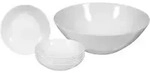 Seltmann Weiden Salat-Set, Wei&szlig;, Keramik, 7-teilig, Rund, 2x2x2 cm, Essen & Trinken,