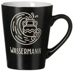 Ritzenhoff Breker Henkelbecher, Schwarz, Keramik, Rund, Kaffee & Tee, Tassen,