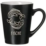 Ritzenhoff Breker Henkelbecher, Schwarz, Keramik, Rund, Kaffee & Tee, Tassen,