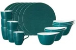 Seltmann Weiden Fr&uuml;hst&uuml;cks-Set, Petrol, Keramik, 18-teilig, Rund, 2x2x2 cm, Essen &