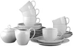 Seltmann Weiden Kaffeeservice, Wei&szlig;, Keramik, 20-teilig, Rund, 2x2x2 cm, Essen &