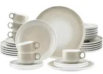 Seltmann Weiden Kombiservice, Creme, Keramik, 30-teilig, Rund, 2x2x2 cm, Essen &