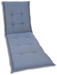 Liegenauflage, Blau, Textil, Uni, F&uuml;llung: Schaumstoff, Vlies, 60x7x190 cm,