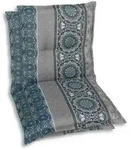 Sesselauflagenset, Blau, Grau, Hellgrau, Textil, 2-teilig, Ornament, F&uuml;llung:
