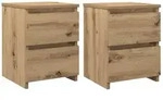 vidaXL Nachttische, Braun, Holzwerkstoff, 30x40x30 cm, Schlafzimmer, Nachttische