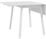 Homcom Esstisch, Wei&szlig;, Holz, 86x75x110 cm, Esszimmer, Tische, Esstische
