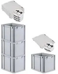 Proregal Eurobox, Schwarz, Kunststoff, Rechteckig, 30x32x40 cm, Ordnen &...