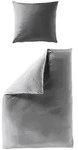 Bierbaum Bettw&auml;sche, Grau, Textil, Uni, 135x200 cm, Oeko-Tex&reg; Standard 100,