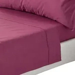 Homescapes Bettlaken, Beere, Textil, Uni, Rechteckig, 240x275 cm, Oeko-Tex&reg;,