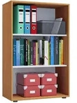 P & B Aktenregal, Buche, Kunststoff, 2 F&auml;cher, 70x105x37 cm, Arbeitszimmer,