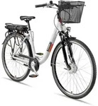 Telefunken E-Bike, Wei&szlig;, Metall, 110 cm, Freizeit, E-Mobilit&auml;t, E-Bikes