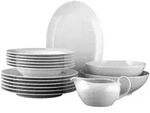 Seltmann Weiden Tafelservice, Wei&szlig;, Keramik, 16-teilig, Rund, 2x2x2 cm, Essen &