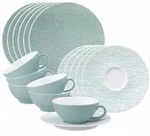 Seltmann Weiden Teeservice, Gr&uuml;n, Keramik, 18-teilig, Rund, 2x2x2 cm, Essen &