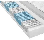 Novel Taschenfederkernmatratze, Textil, H4, 90x200 cm, Reach, DIN EN ISO 14001, DIN