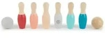 Bieco Spielwaren Kegelspiel, Mehrfarbig, Holz, 3.2x3.2 cm, Spielzeug, Babyspielzeug,