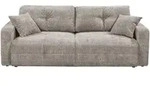 Mid.you Schlafsofa, Taupe, Kunststoff, 3-Sitzer, F&uuml;llung: