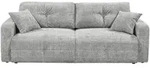 Mid.you Schlafsofa, Grau, Kunststoff, 3-Sitzer, F&uuml;llung: