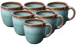 like.Villeroy & Boch Kaffeetassen, T&uuml;rkis, Keramik, 0.19 L, Kaffee & Tee, Tassen,
