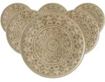 Ritzenhoff Breker Platzteller, Beige, Keramik, Essen & Trinken, Geschirr, Teller,