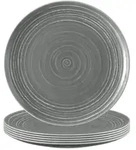 Seltmann Weiden Fr&uuml;hst&uuml;cksteller, Grau, Keramik, Rund, Essen & Trinken, Geschirr,