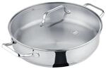 Berndes Servierpfanne b.brilliant, Grau Hochglanz, Metall, 2,8 L, hitzebest&auml;ndige